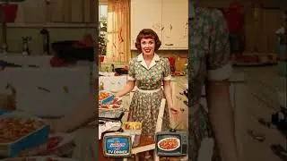 Time for Dinner !! #50sstyle #retro #food #commercial #funny #parody
