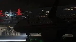 Sichuan Airlines FSLabs PW A321-271NX China ZJSY Sanya Phoenix Intl. Airport NIGHT