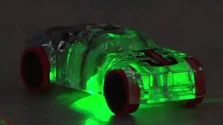 Marble Racer Set of 3 Light-Up Race Cars with Pull-Back Motor on QVC