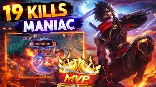 UNSTOPPABLE SHADOW 🗡️ Hayabusa Maniac with 19 Kills – Full Gameplay #miracle28 #mlbb #hayabusa 