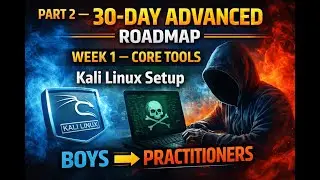 30-Day Advanced Ethical Hacking Roadmap (Part 2) | Kali Linux Setup & Core Tools