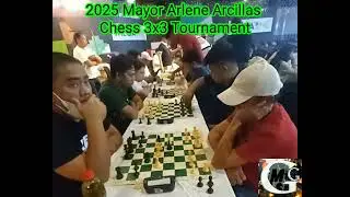 2 Masters /2025 Mayor Arlene Arcillas Chess 3x3 Tour #chess #philchess #rolandoandador #davidelorta