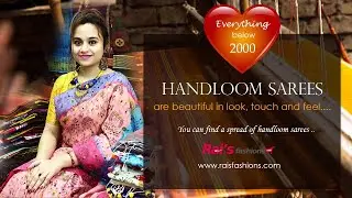 Everything Below 2000/- Summer Friendly Daily Wear Handloom Sarees  (17th June) - 13JF