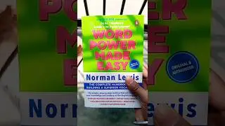 WORD POWER MADE EASY || Norman Lewis || English book Review. Authentic book for students.