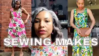 DIY Sewing Makes | Show & Tell | Burda 6/2023 #103,  DVF Wrap Dress Vogue 2000 Pattern, M6044....