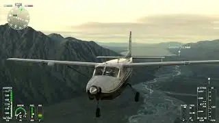 69/FANTASTIC SIMULATOR. CESSNA 208 B CARAVAN. MOUNT COOK. NEW ZEALAND. #mountcook #newzealand