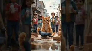 Home Sweet Home: The Cat&rsquo;s Tale. The Brave Little Cat Who Built Its Own Home 🐾✨ #animalrescue #aiart