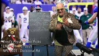 Fred&rsquo;s Pro Football Picks: NFL 2025 - Divisional Round