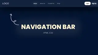 Website Navigation Bar | HTML | CSS | Flexbox