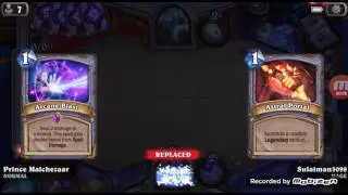 HS | Karazhan Adventure | Medivh vs Prince Malchezaar