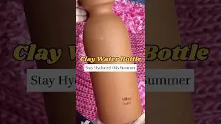 Clay water bottle for summer☀️🫠#shortsfeed #amazonfinds #youtubeshorts #unboxing #amazonhaul