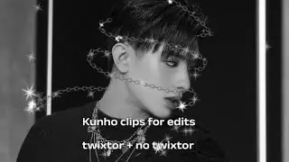 Kunho - ALL(H)OURS || clips for edits (twixtor + no twixtor)