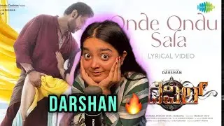 Onde Ondu Sala Lyrical Video Reaction |The Devil |Darshan |Rachana Rai | Ajaneesh Loknath 