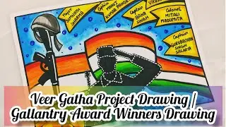 Veer Gatha Project Drawing / Gallantry Award Winners Drawing / Veer Gatha Drawing