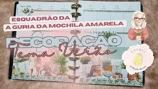 Esquadrão da @AGuriadaMochilaAmarela | Decoração no tema Verão | HappyBujo 2026
