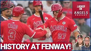 Mike Trout is ON FIRE! Los Angeles Angels Make History at Fenway! Halos' Use of Pitching Prospects?