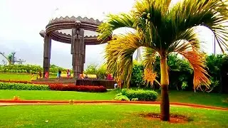 NTR Ghat at Hussain Sagar in Hyderabad, India | HD Video