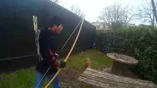 LONDON ARCHERS 3D FIELD PRACTICE ROUND 11.02.2023  #archery #3darchery TARGET 001