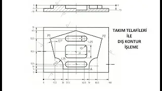 2) FANUC CNC FREZE- TAKIM TELAFİLERİ İLE PARÇA İŞLEME