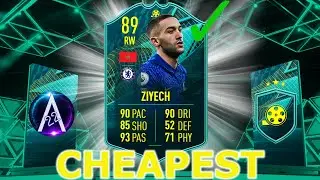 89 Ziyech Moments SBC Cheapest Solution!! #FIFA22