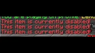 THE BUILDERS WAND IS DISABLED
