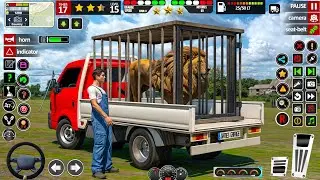 Wild Animals Transporter Truck Simulator | Farm Animals Cargo Truck Transport Game