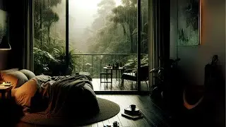 Heal Your Soul and Sleep Deeply with Heavy Rainfall & Thunder Reverberating on a Metal Roof at Night