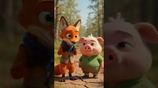 fox and pig best Story Hindi #viral#facts#hindikhani#shortstory #viral#cartoon#aifunnystory