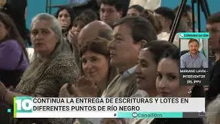 Suelo Urbano: entregaron 272 lotes en Cinco Saltos