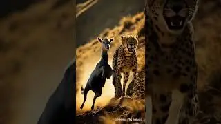Goatopard vs Leopard #ai #fantasy