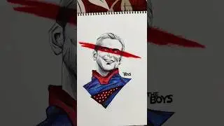 Homelander sketch🔥 #art #drawing #homelander #sketch #penart #pensketch #artwork #artist #sketching