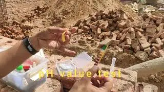 WATER QUALITY pH TEST FOR CONSTRUCTION