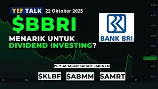 Analisa & Prediksi  saham $BBRI YEFTalk edisi 22 Oktober 2025