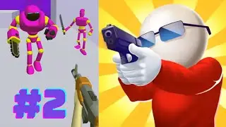 Gun Master 3D: Shoot 'Em Down Gameplay Part 1 | All Levels 21-34 (Android,  İos)