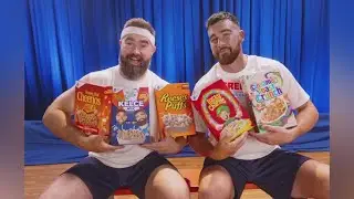 Baller brothers Travis and Jason Kelce introducing new 'Kelce Mix' cereal