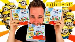 Kinder Sorpresa Minions UNBOXING 18 HUEVOS KINDER SURPRISE en Pe Toys