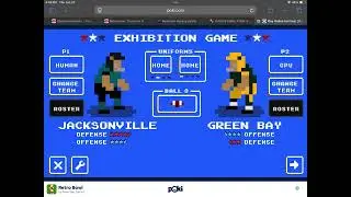 Retro bowl, jaguars vs packers