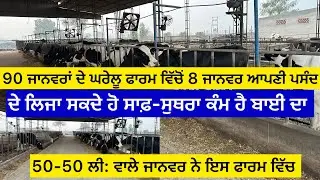 90 ਜਾਨਵਰਾਂ ਦੇ ਘਰੇਲੂ ਫਾਰਮ ਵਿੱਚੋਂ 8 ਜਾਨਵਰ ਆਪਣੀ ਪਸੰਦ ਦੇ ਲੈ ਕੇ ਜਾ ਸਕਦੇ ਹੋ,ਸਾਫ਼-ਸੁਥਰਾ ਕੰਮ ਹੈ ਬਾਈ ਦਾ 50-……