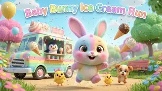 Baby Bunny Ice Cream Run &ndash; Nursery Rhyme, Toddler Learning, Sweet Treat Fun, and Playful Adventure