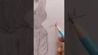 Realistic Woman Face ✏️Sketch By Sheetal #music #song #bollywood #sheevi😊 #realsticsketch please 👍