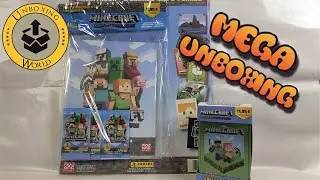 MEGA Unboxing Cartas Minecraft- Abrimos Pack inicio y Tin Box - Panini