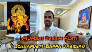 Mumbai Dream Life ✨ | Borivali Oberoi Sky City 3BHK 🏙️ + Kandivali Ichhapurti Bappa Darshan 🙏 | Vlog