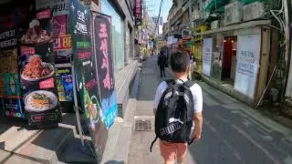 Stroll in Hongdae, claw machines (Fail!) & Gyeongui Line Book Street | 2022 South Korea in 4K