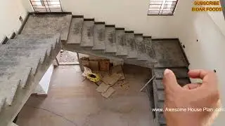 space Required For 4 inch Duplex Stair case Design
