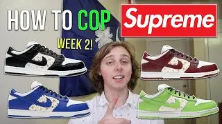 HOW TO COP Supreme X Nike SB DUNK LOW Pack For RETAIL! (SS21 Week 2)