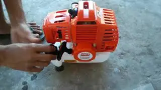 ligando roçadeira intech machine depois de montar primeira vez