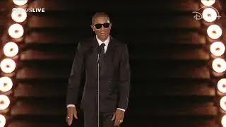 Pharrell Williams shares message of unity during 