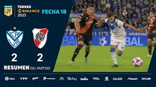 #TorneoBinance 2023 | Fecha 18 | resumen de V&eacute;lez - River