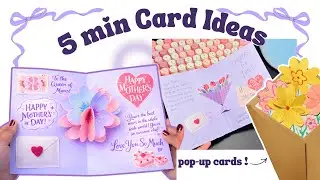 Diy  Simple Flower Popup Card/Easy Paper Craft | Birthday   Mothers Day Cards  | Simple Budget gift