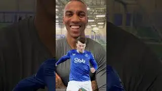 Calm 😌 Soldier 🪖 Leader 🫡 Ashley Young describes his #everton  #teammates in one word! #football